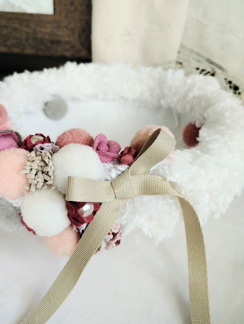 子猫きなこちゃん❤ころころぽっちゃり♡カゴセット♡アートドール♡ぬいぐるみ♡