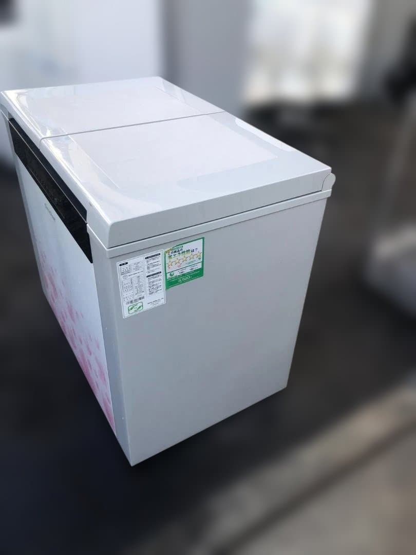 キムチ用冷蔵庫　 ピンク花柄 ホワイト