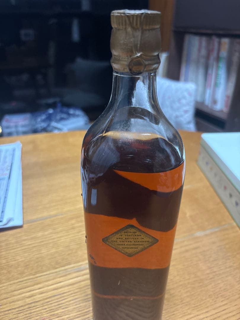 超希少 1950年 栗鼠紋章・コルクキャップ ジョニーウォーカーブラックラベル