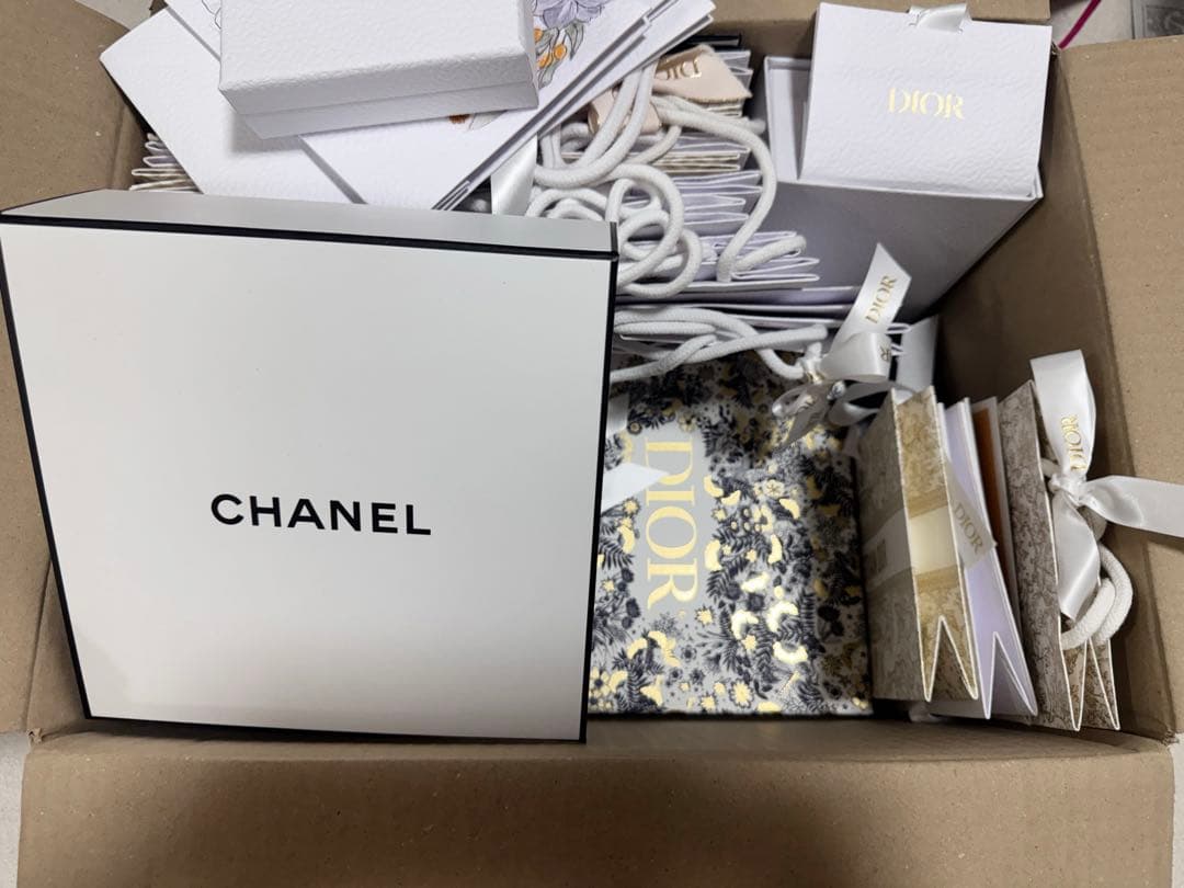 Dior CHANEL MICHEAL KORS ショッパー 袋 箱 大量