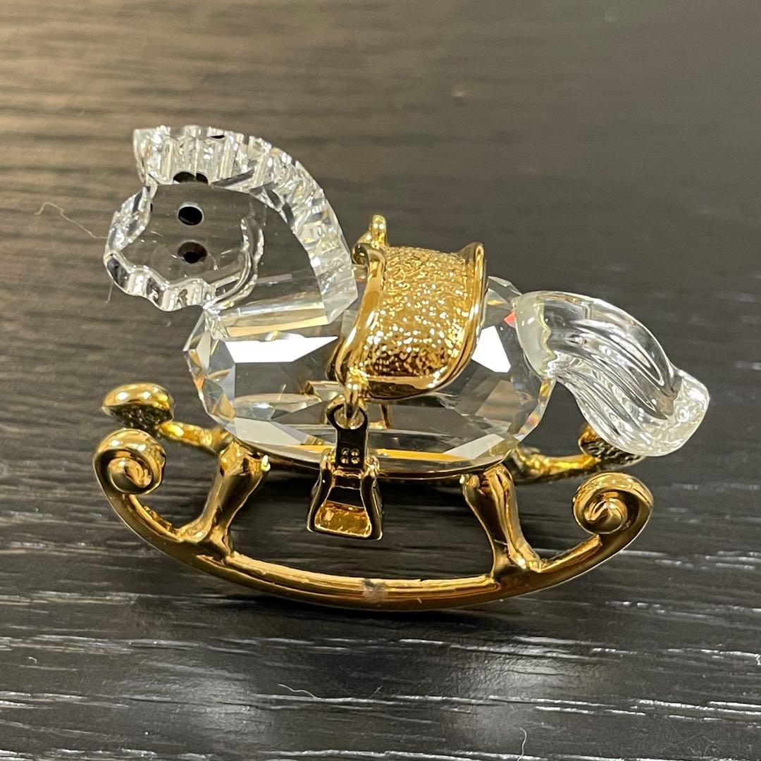 SWAROVSKIスワロフスキー　クリスタルメモリー　ジョーロ、木馬、花籠