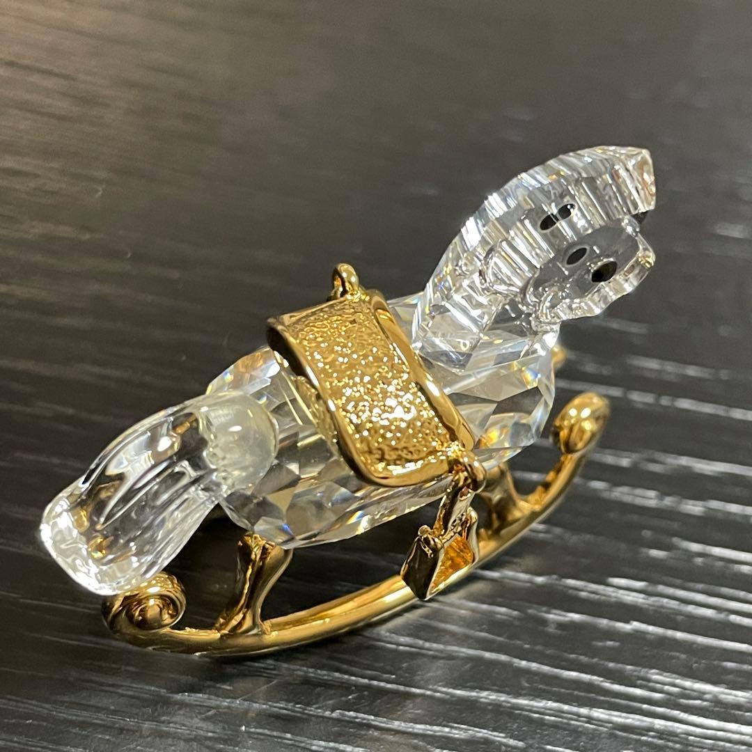 SWAROVSKIスワロフスキー　クリスタルメモリー　ジョーロ、木馬、花籠