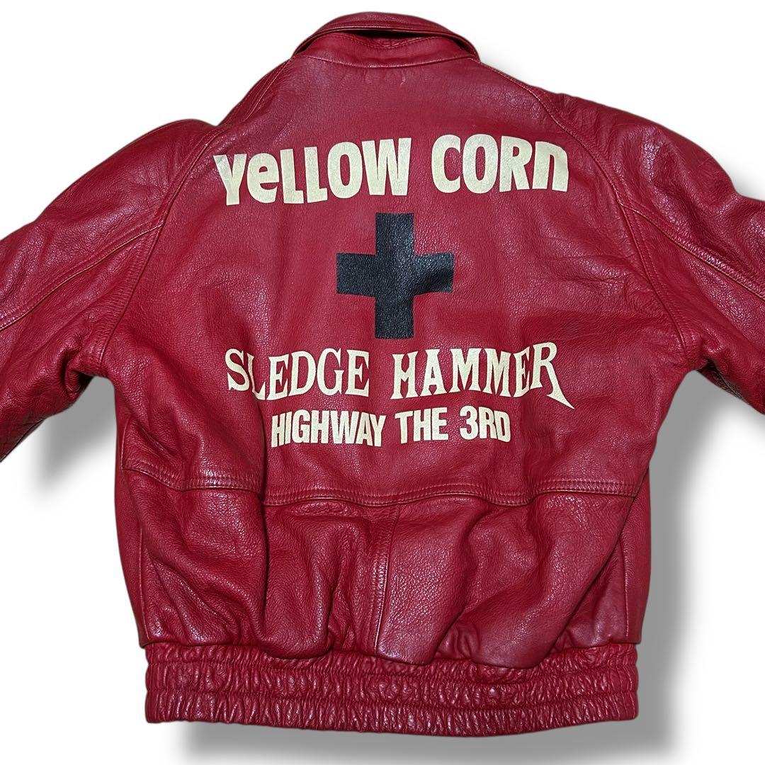 希少 YELLOW CORN HIGHWAY MAGICIAN 本革 ライダース