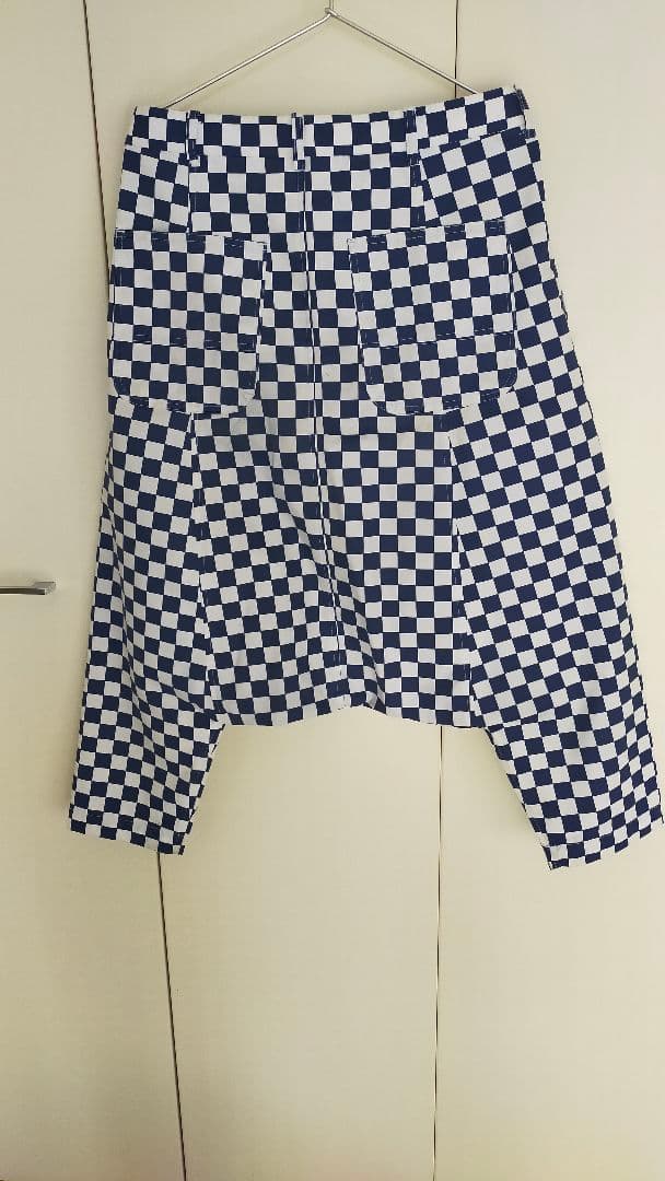 COMME des GARÇONS チェック柄 サルエルパンツ　フルレングス