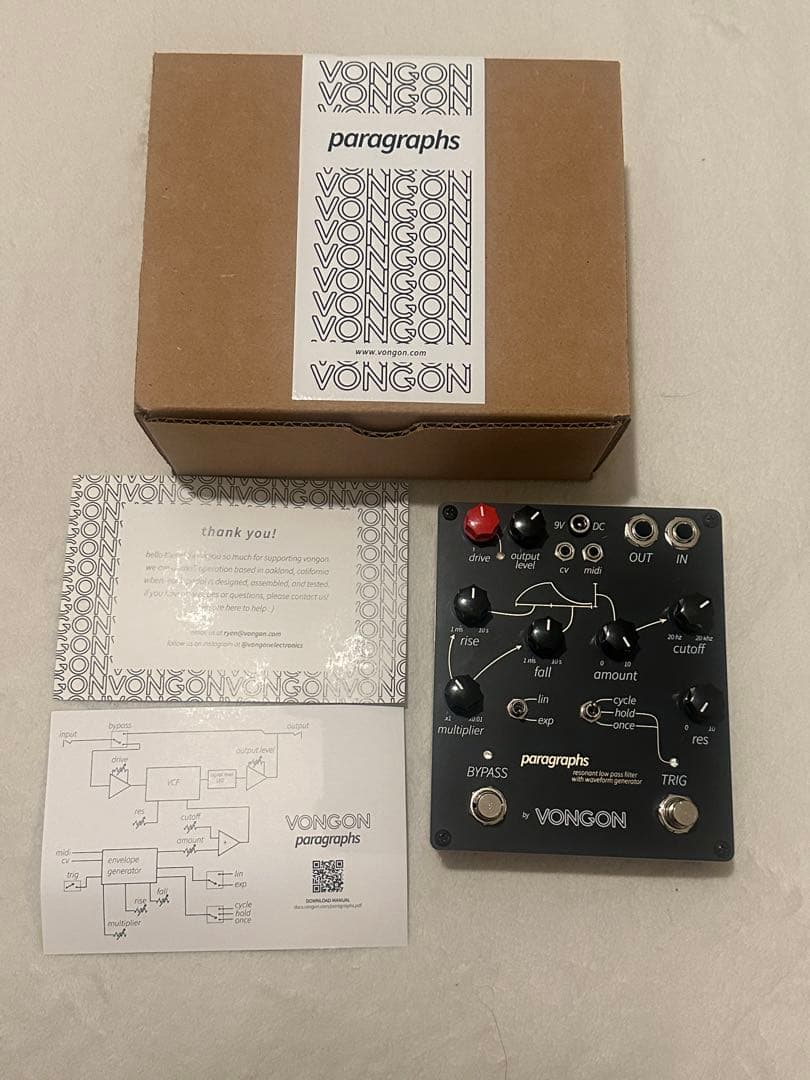 VONGON Paragraphs エフェクター