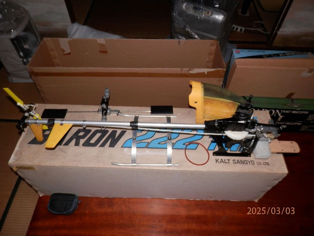 ラジコンヘリ カルト製２０バロンMX 組み立て