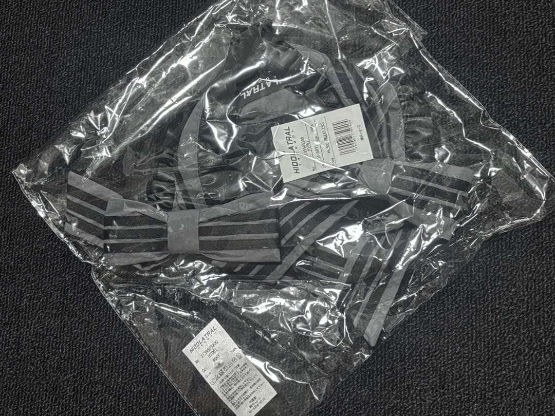 【HIDOLATRALTHEODOL】 リボンジャージヘッドドレス グレー