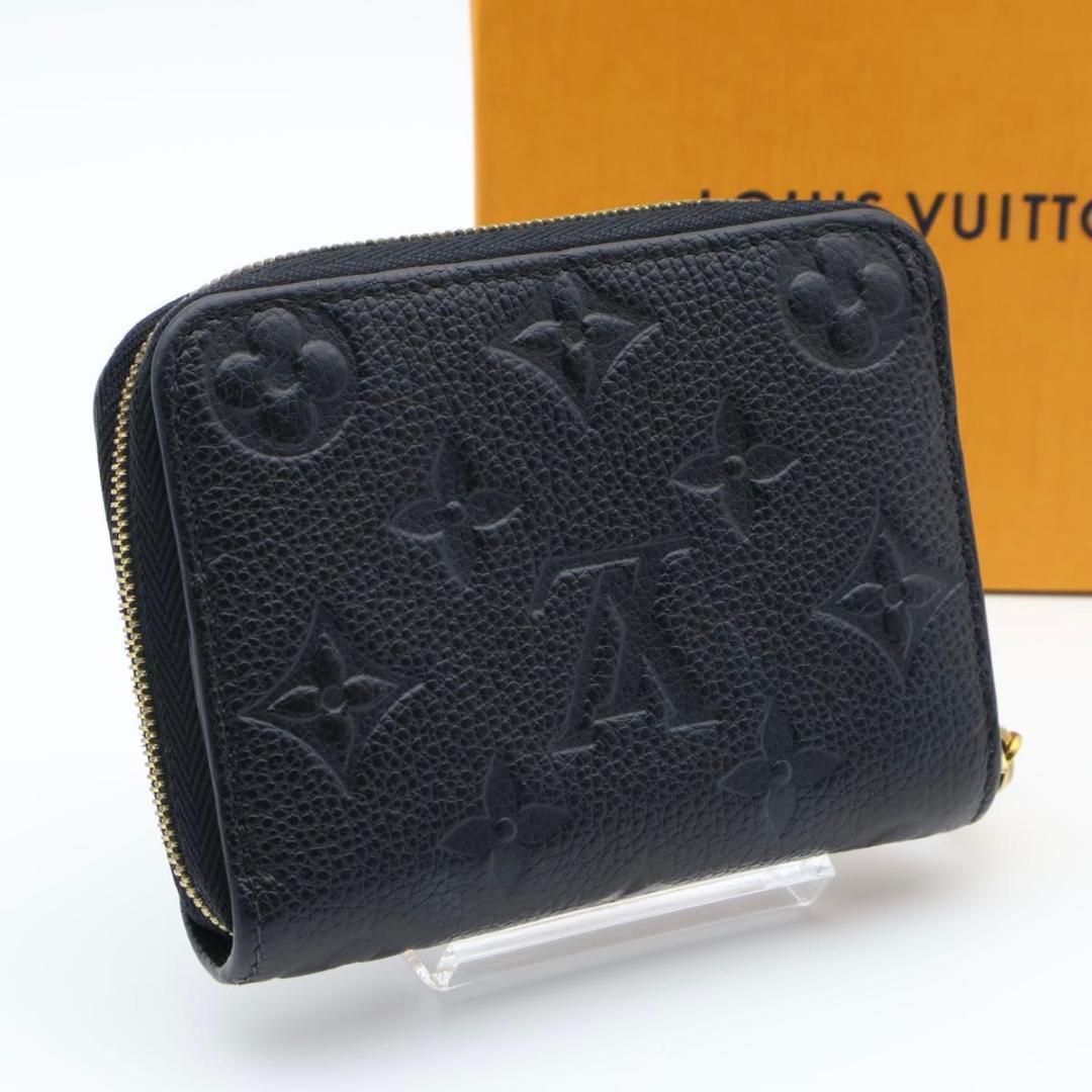 【超極美品】ルイヴィトン　ジッピーパース　モノグラムアンプラント　黒