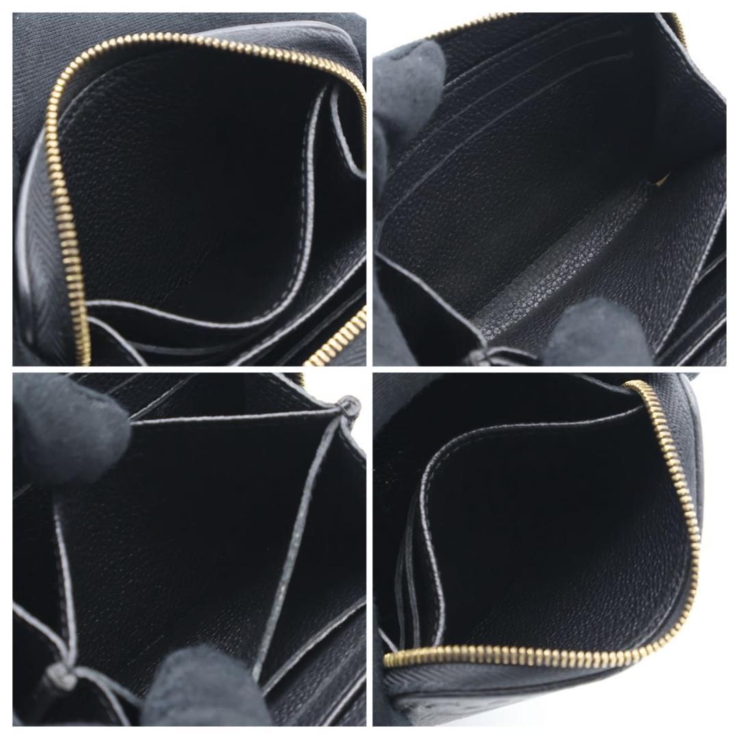 【超極美品】ルイヴィトン　ジッピーパース　モノグラムアンプラント　黒