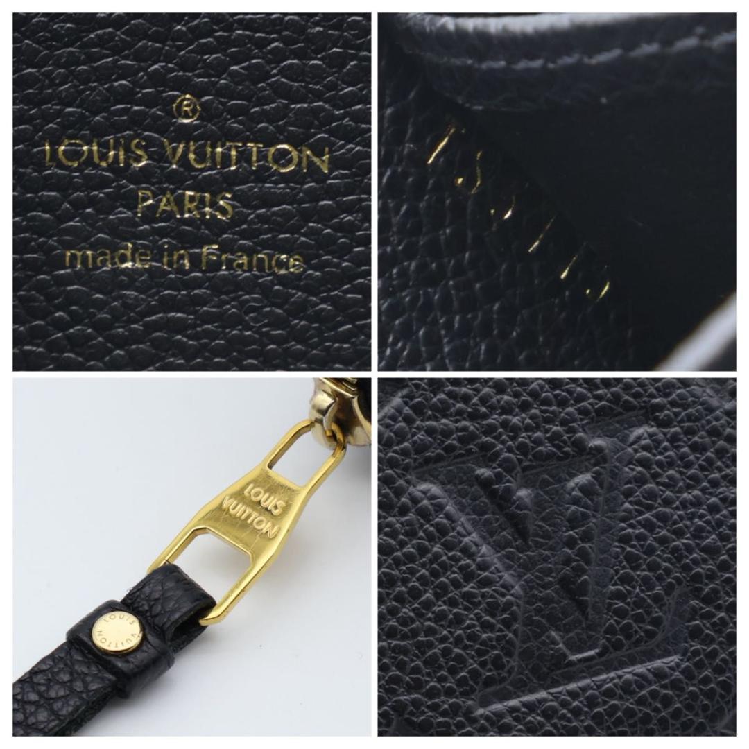 【超極美品】ルイヴィトン　ジッピーパース　モノグラムアンプラント　黒