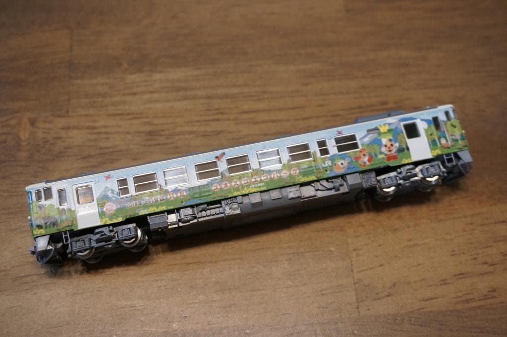キハ40　2085　只見線　ユネスコエコパーク　ラッピング車　1両　Ｍ車