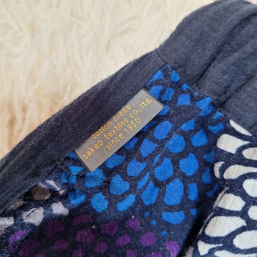 【美品】SOU・SOU モスリン富士　菊づくし夜来　サルエルパンツ　M