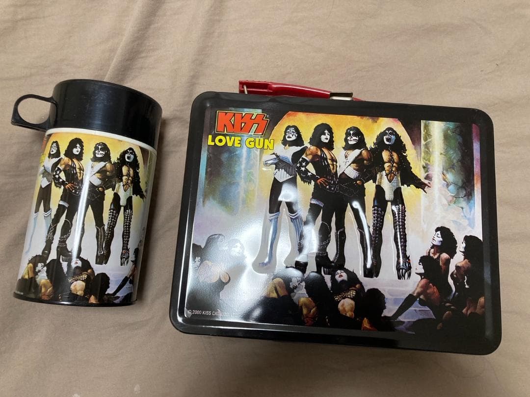KISS キッス ランチボックス　水筒　セット ラブガン