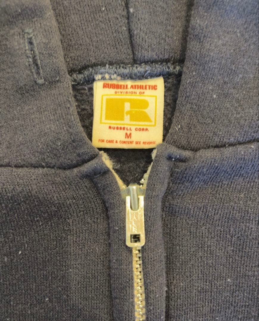 60s 70s USA製 RUSSELL ラッセル パーカー 金タグ