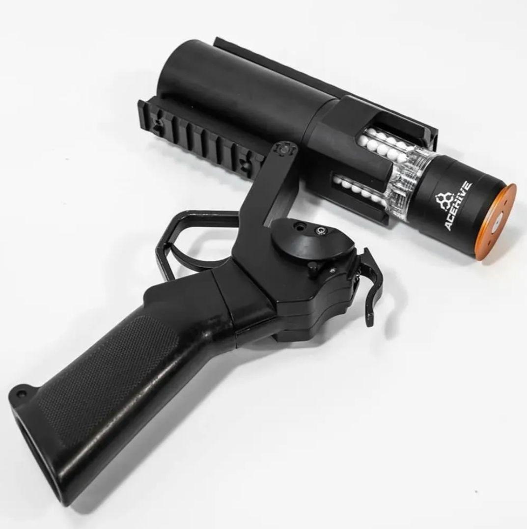 ACETECH製 40mmガスグレネードランチャー用カート＆専用BBローダー