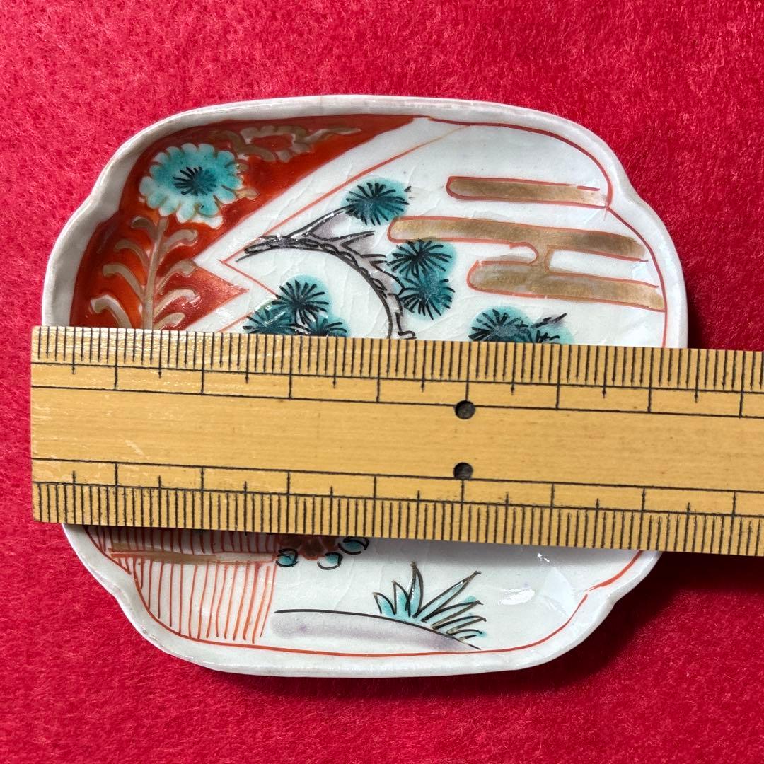 古伊万里　色絵　豆皿　2枚組