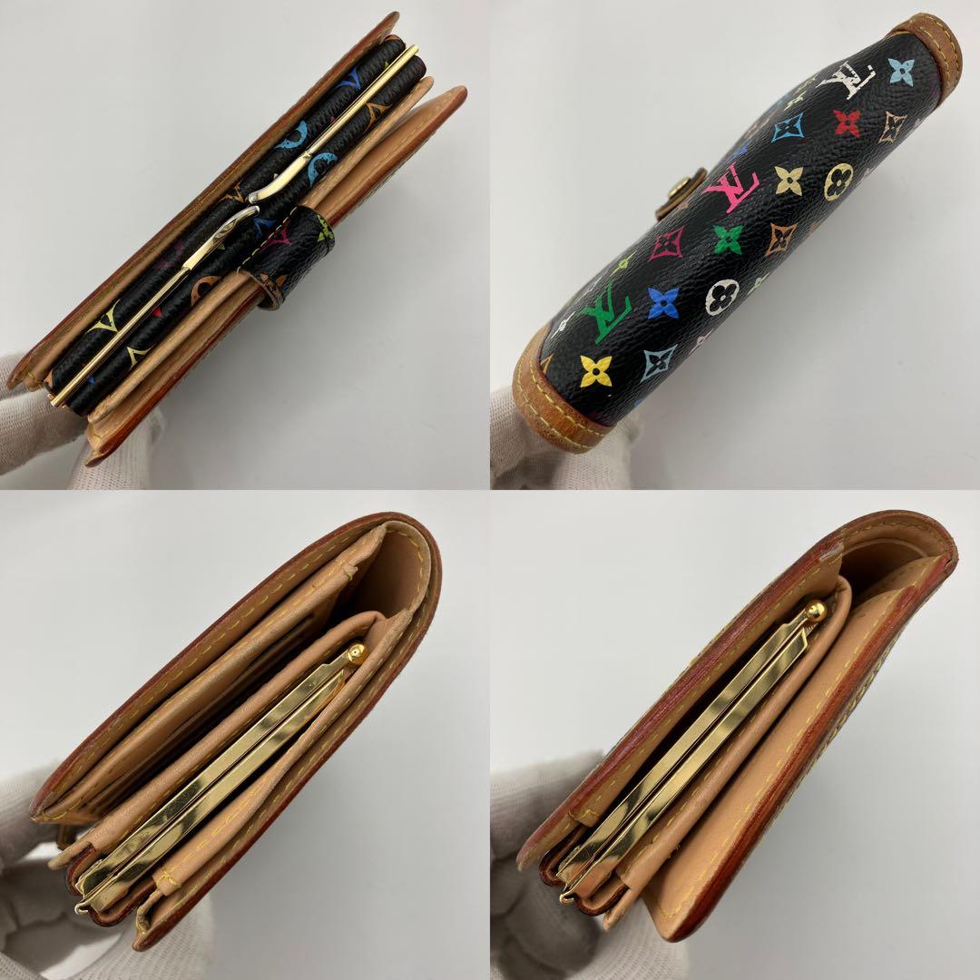 人気✨美品✨ルイヴィトン マルチカラー ポルトモネ ビエ ヴィエノワ ノワール