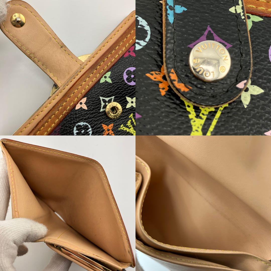 人気✨美品✨ルイヴィトン マルチカラー ポルトモネ ビエ ヴィエノワ ノワール