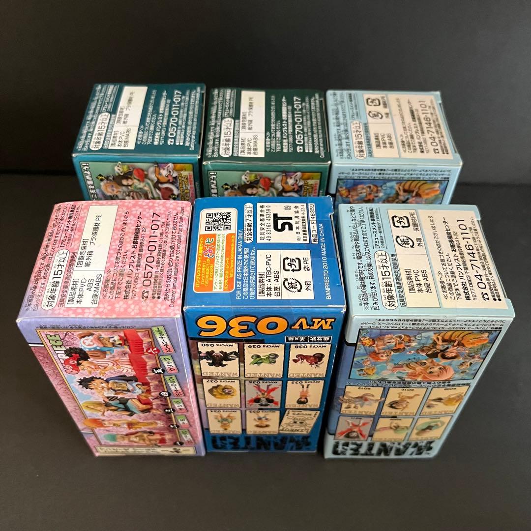 ワンピース　ワーコレ　フィギュア 6体セット✨