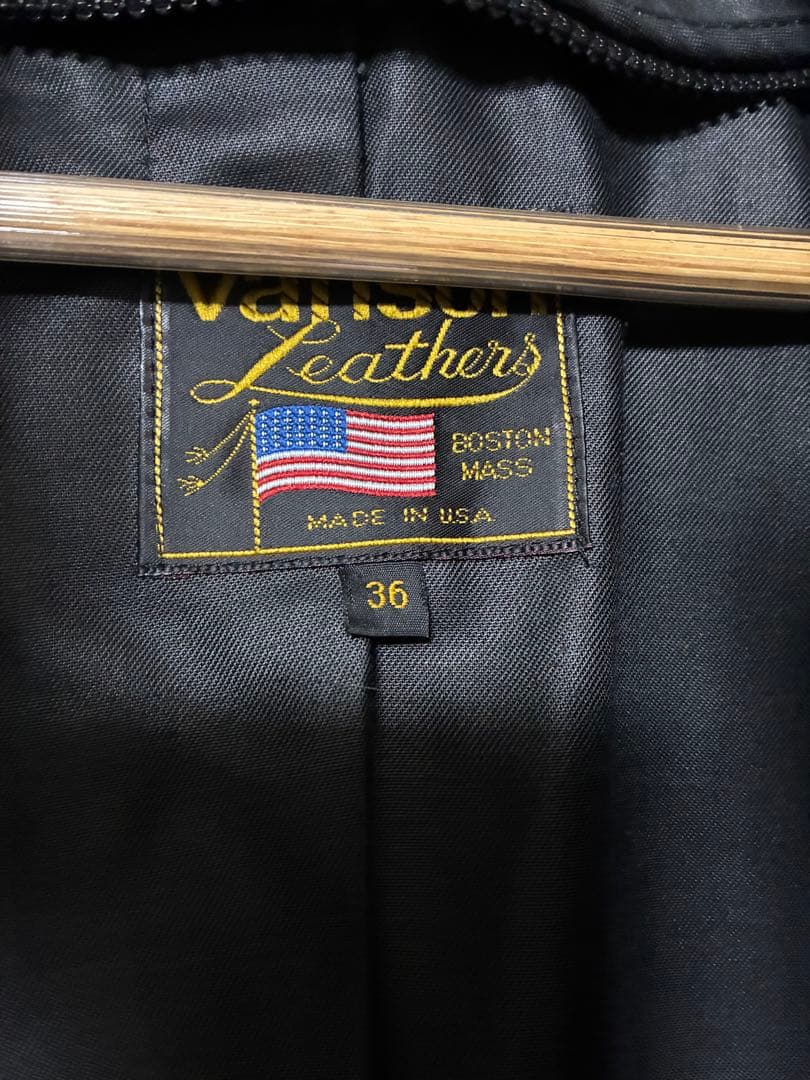 Vanson Leathers シングルライダース TYPE B 36
