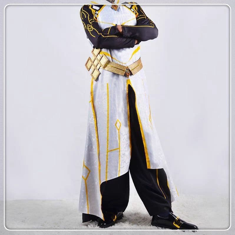 原神 モラクス 鍾離 コスプレ衣装 高級感フルセット 新品未開封