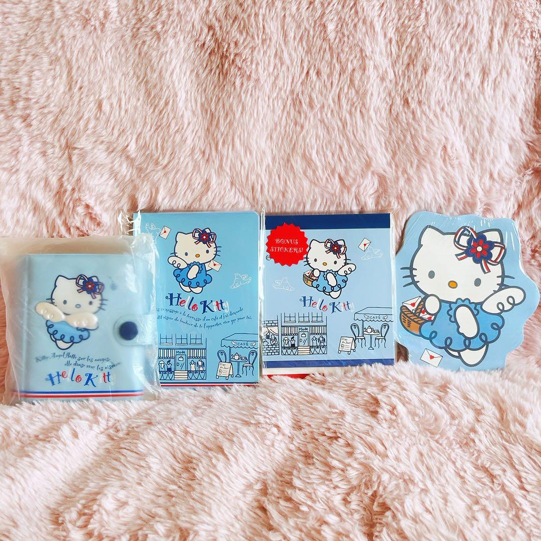 希少レア　ハローキティ　エンジェル　USA 2002 メモ帳　ケース　サンリオ