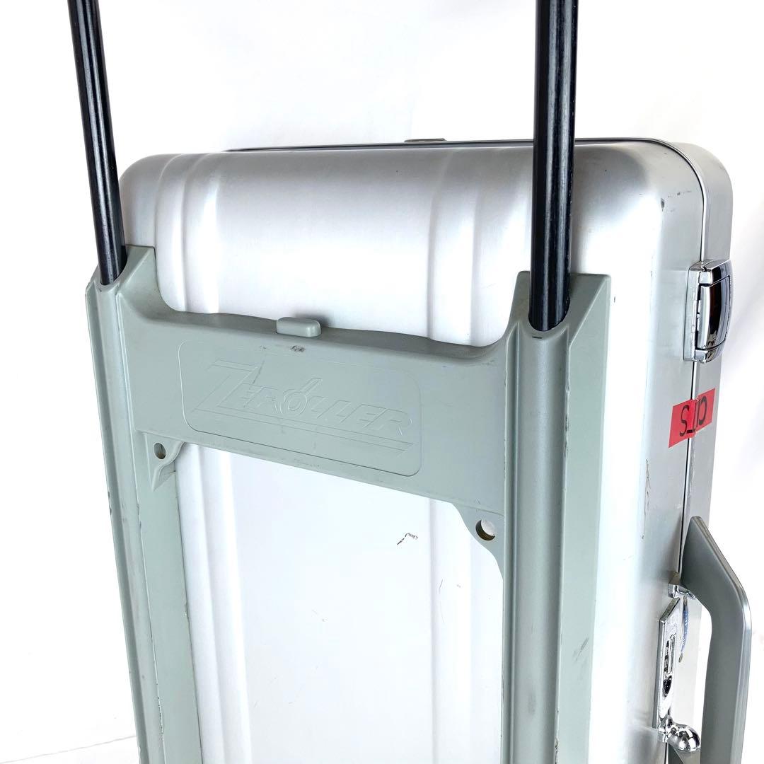 ◆ゼロハリバートン 2輪 スーツケース ぜローラ シルバー アルミ