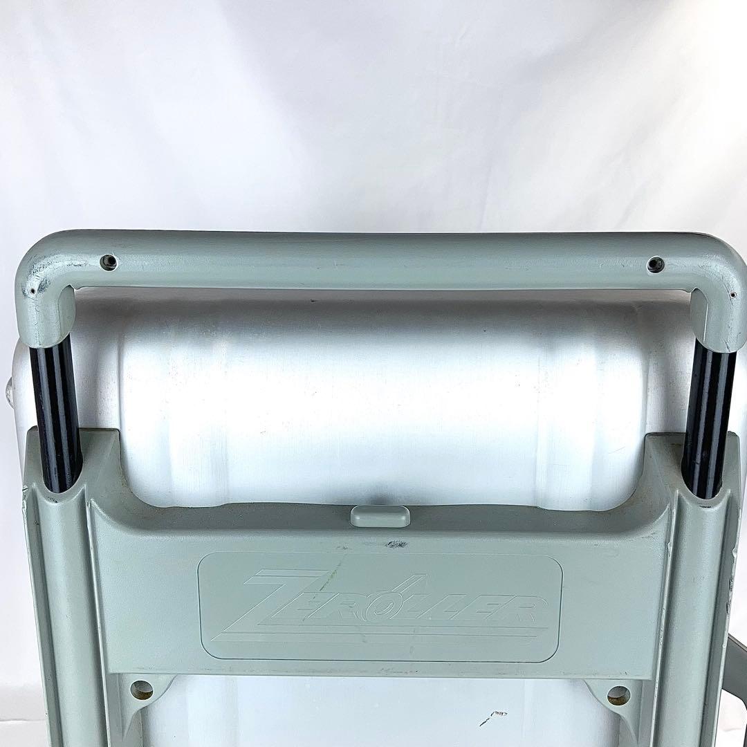 ◆ゼロハリバートン 2輪 スーツケース ぜローラ シルバー アルミ