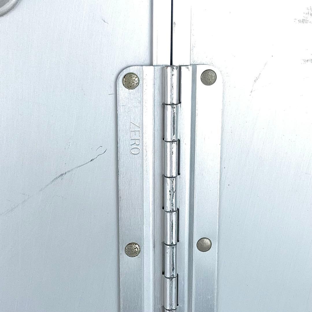 ◆ゼロハリバートン 2輪 スーツケース ぜローラ シルバー アルミ