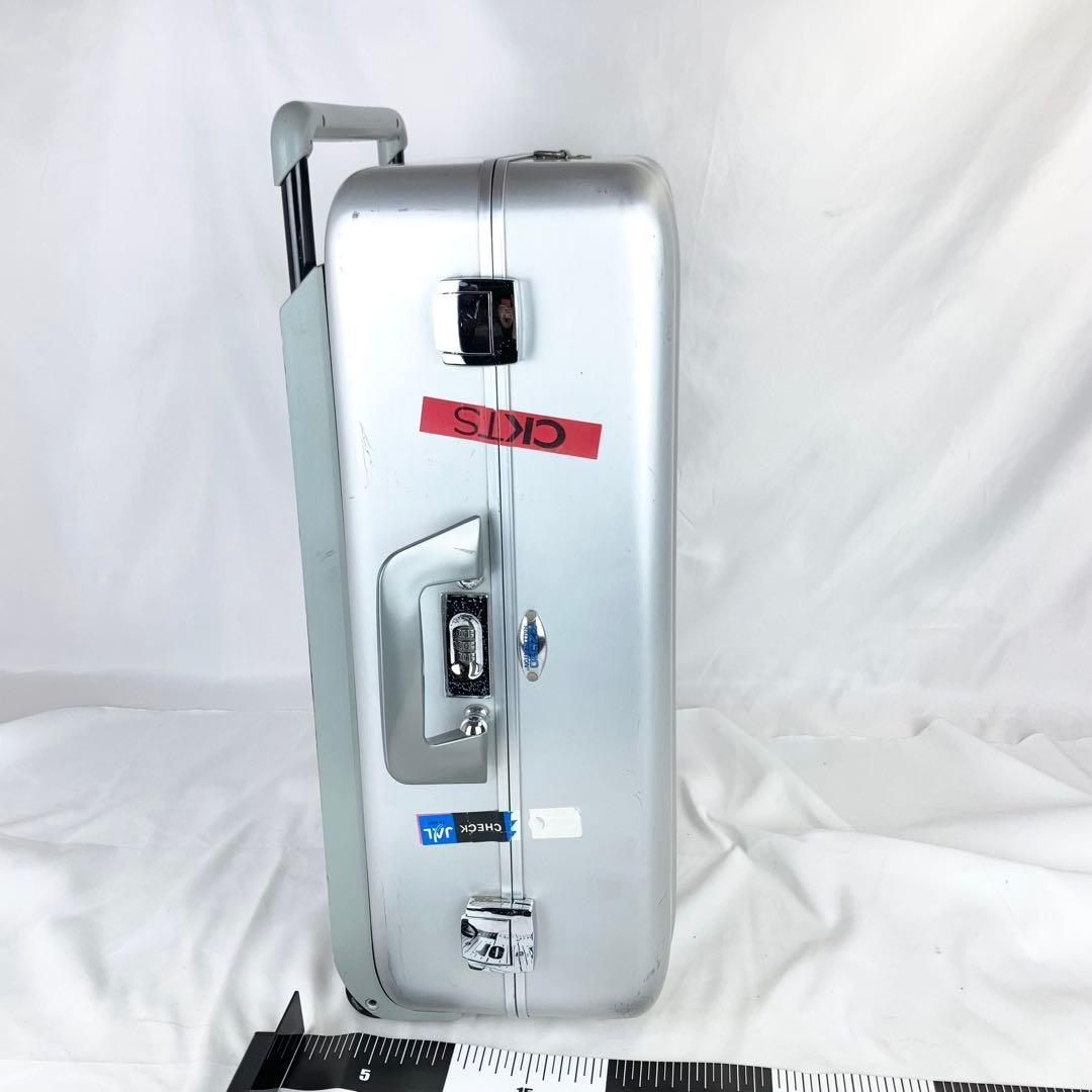 ◆ゼロハリバートン 2輪 スーツケース ぜローラ シルバー アルミ