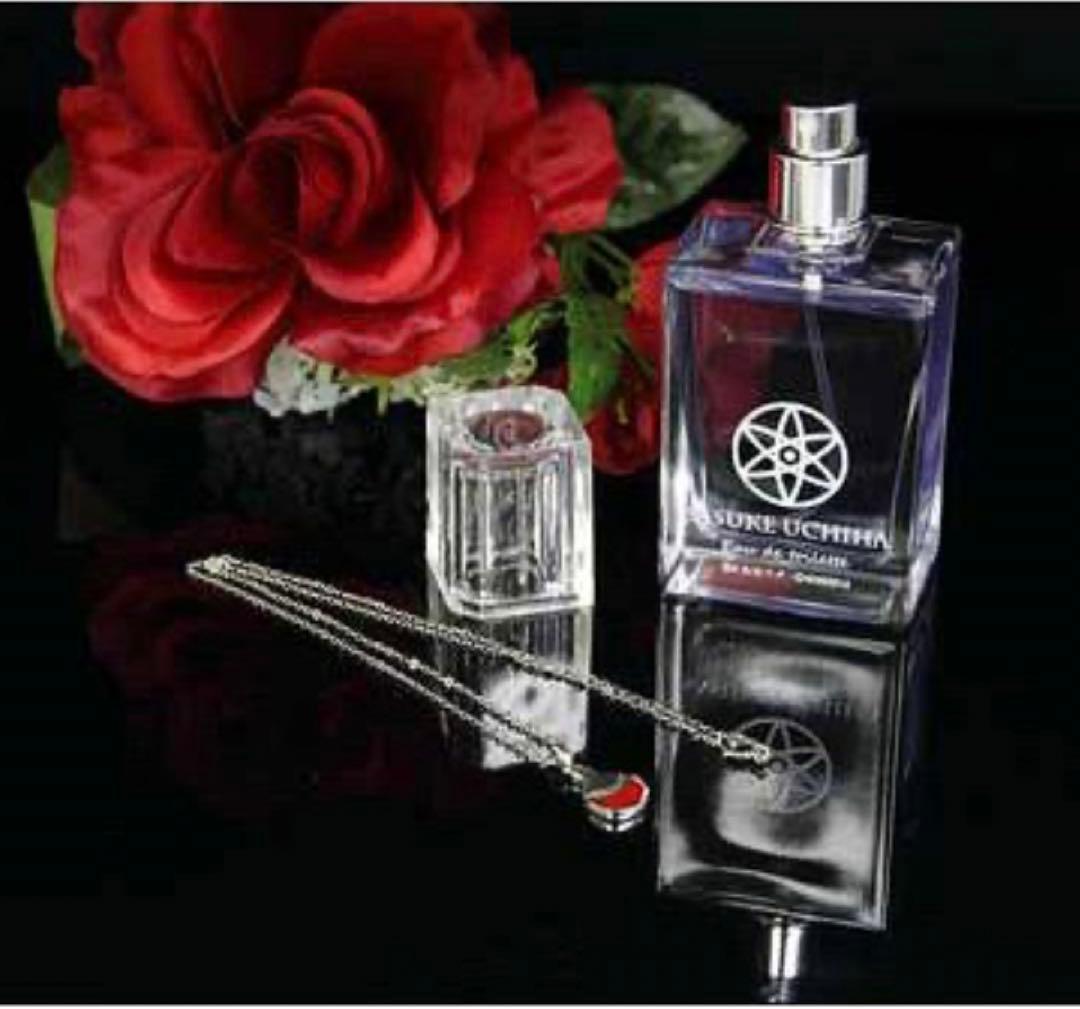 ぽ*む様 NARUTO うちはサスケのシルバーペンダント&オードトワレセット×2