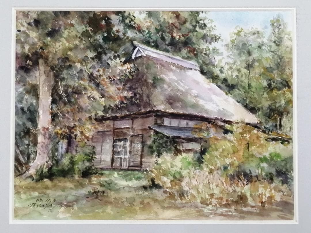 岩脇哲也 水彩画　題名不明