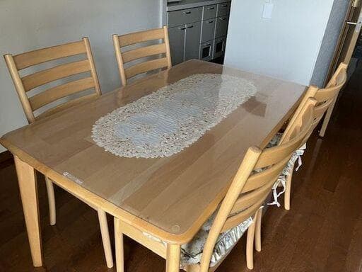 ニトリ　ダイニングテーブル＆チェア4客セット