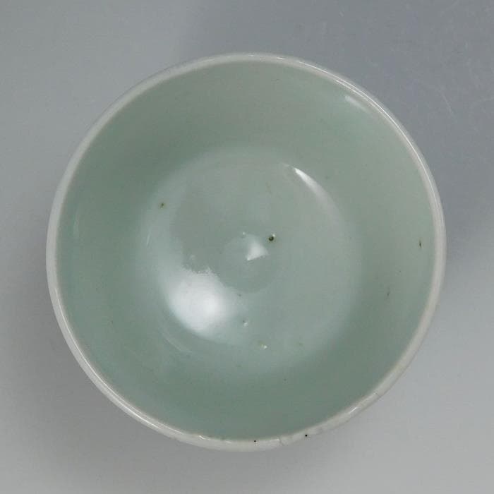 【美品】古伊万里 「竹に雀 蕎麦猪口」染付 江戸後期 送料込み【鳳凰堂】