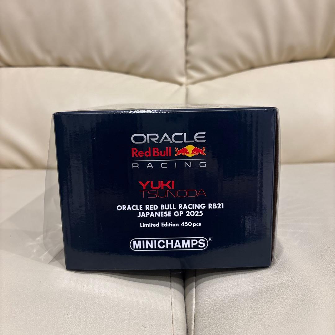 1:18 MINICHAMPS レッドブルRB21 角田裕毅 2025 日本GP