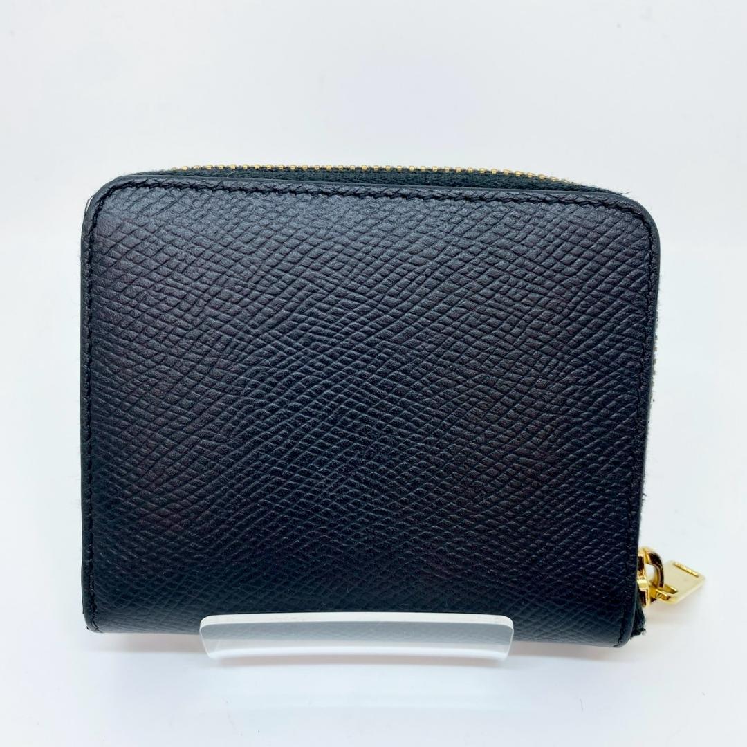 た*か様 【CELINE】 コンパクト ジップ ウォレット ケース ブラッ