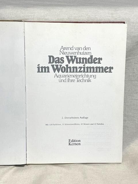超希少ダッチアクアリウムの聖書 Das Wunder im Wohnzimmer