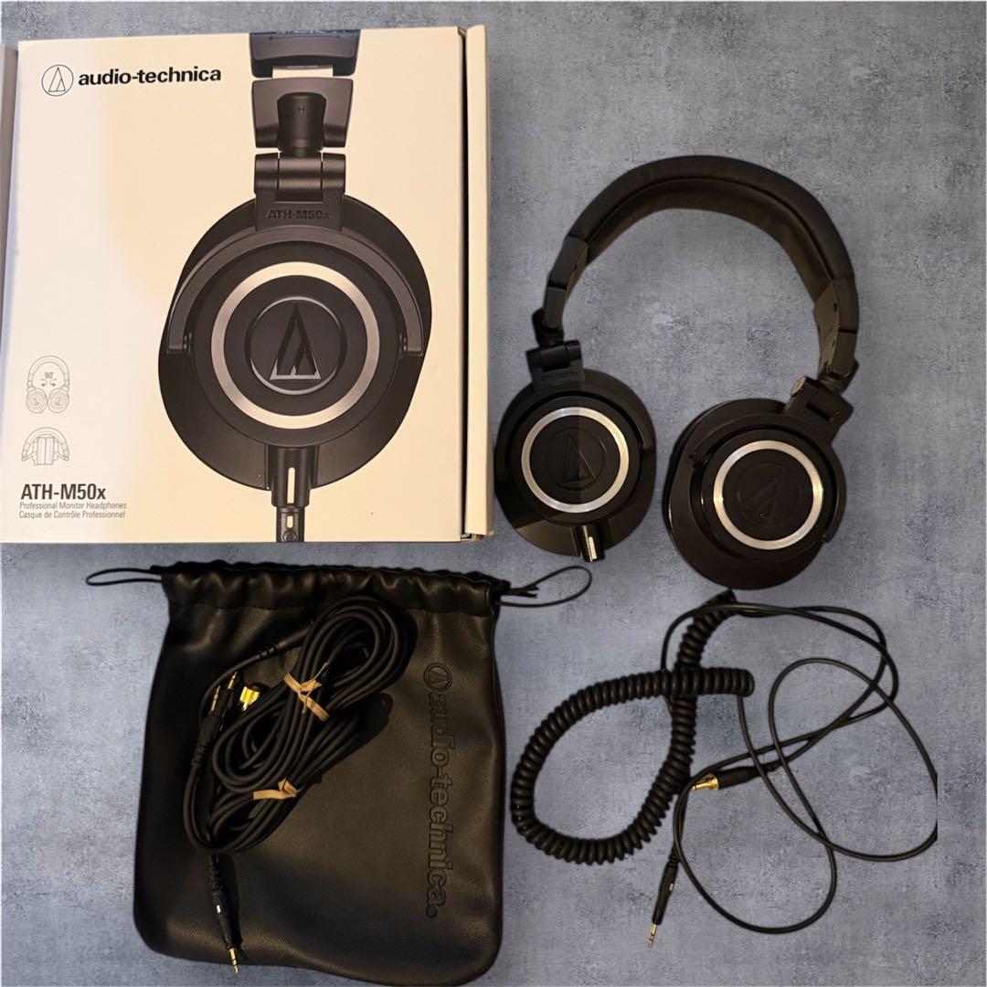 【即日発送】audiotechnica ATH-M50x 有線 ブラック