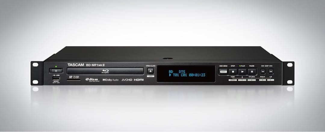 TASCAM ブルーレイプレーヤー/BD-MP1MK2 定価99000円