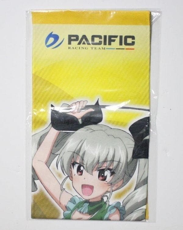ガールズ＆パンツァー×PACIFIC RACING アンチョビ マフラータオル