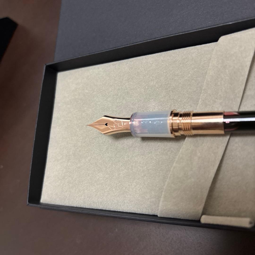 な*ち様 初雪 万年筆　八文字屋 オリジナル　細字 F 限定