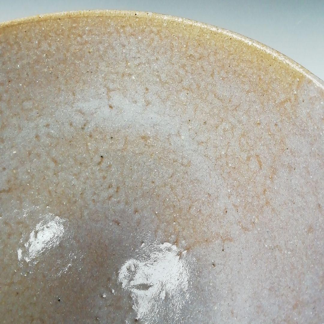 Ｔ３８２　茶碗　『梅華皮はぜ釉　茶碗』『七十四代　朝日豊斎』共箱　抹茶碗　茶道具