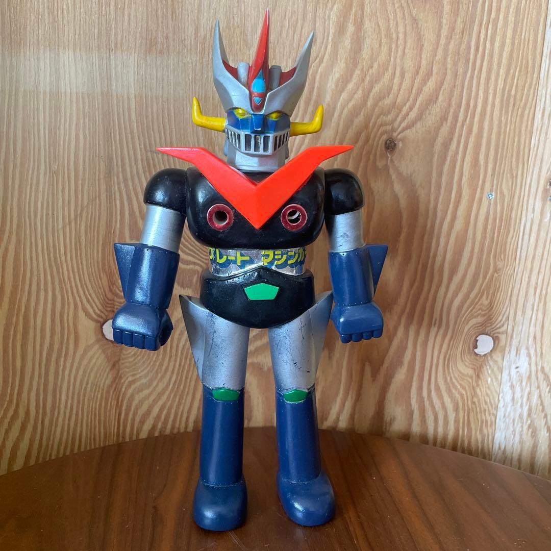 旧バンダイ　グレートマジンガー　ソフビ　 ロケット　昭和レトロ　ヴィンテージ
