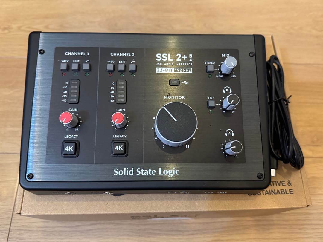 SSL 2+ USBオーディオインターフェイス中古