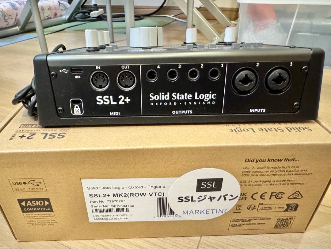 SSL 2+ USBオーディオインターフェイス中古