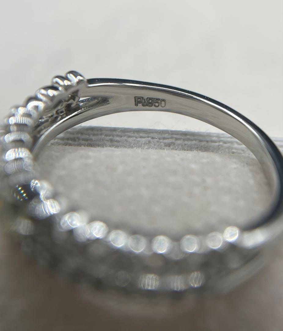 千話JL190★高級 ダイヤモンド0.325ct pt950 リング 鑑定書付