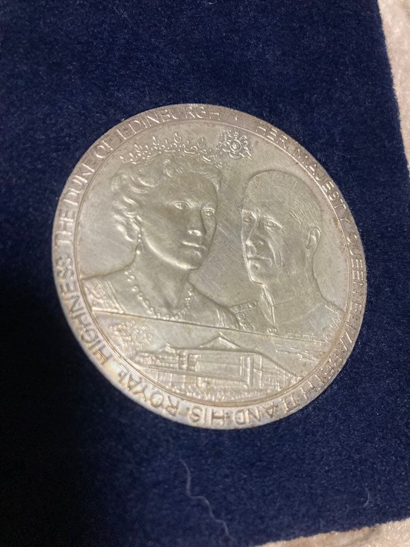 天皇皇后両陛下 御訪英記念 日英親善　記念メダル