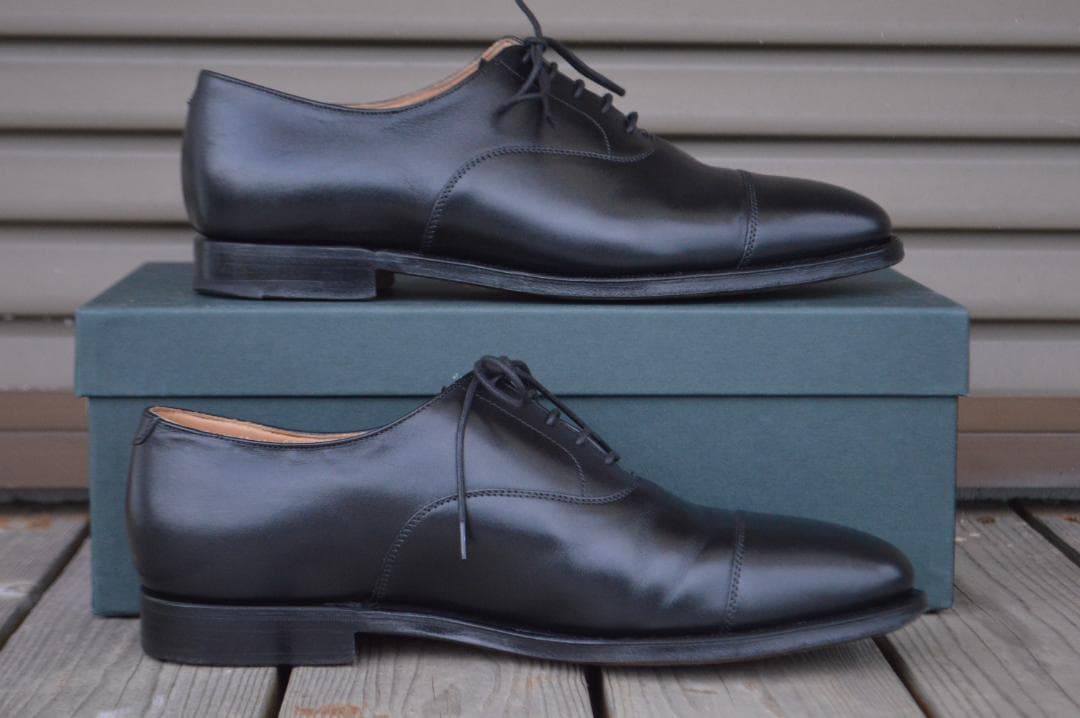 着用数回　CROCKETT＆JONES　CONNAUGHT　6E　ブラック