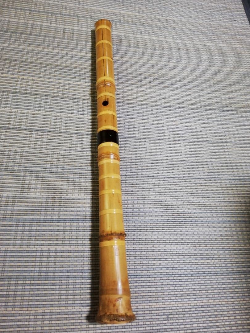尺八本体　琴古流５孔57.5㌢1.9寸管　２印