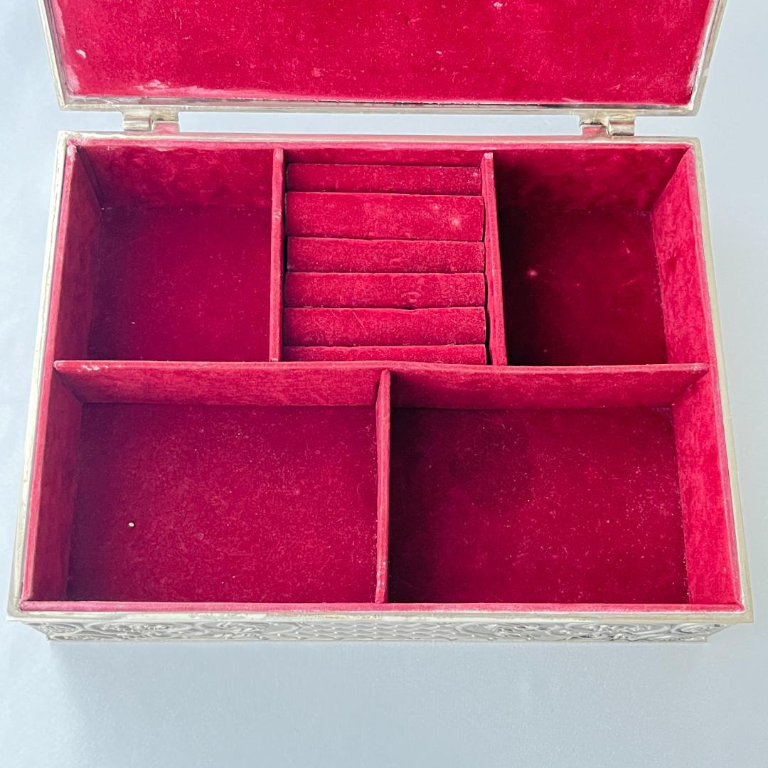 【GODINGER】 ビクトリアンのジュエリーボックス【シルバープレート】